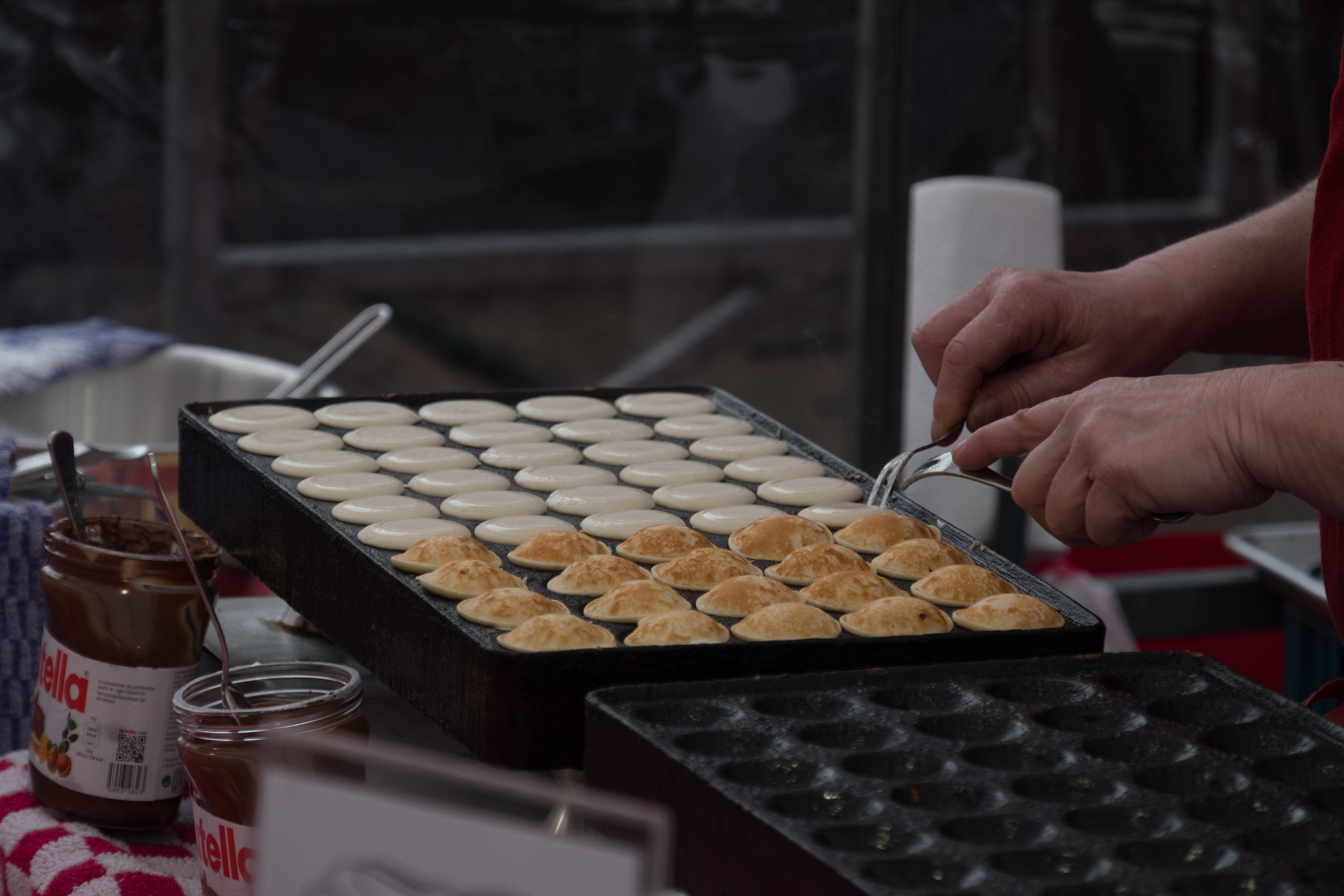 Mini Pancakes at Albert Cuypmarkt